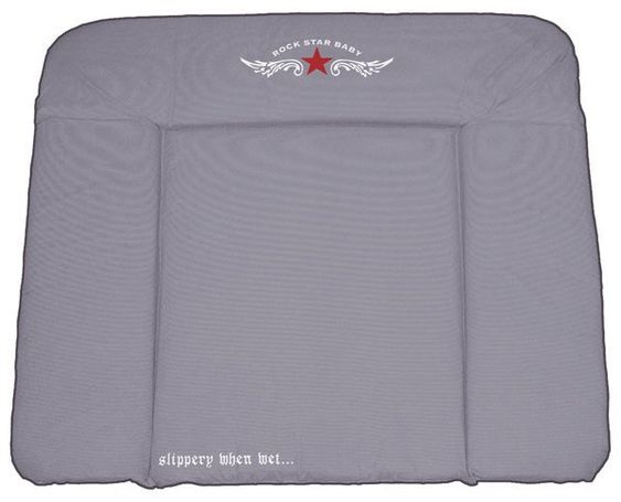 Rock Star Baby Changing mat Soft - Rock Star Baby - Grey