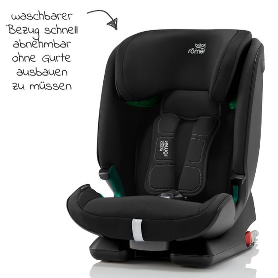 Römer Kindersitz Advansafix M i-Size 15 Monate -12 Jahre (76-150 cm) mit SecureGuard, Isofix &Top Tether - Cosmos Black