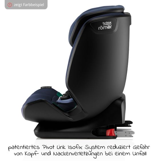 Römer Kindersitz Advansafix M i-Size 15 Monate -12 Jahre (76-150 cm) mit SecureGuard, Isofix &Top Tether - Cosmos Black