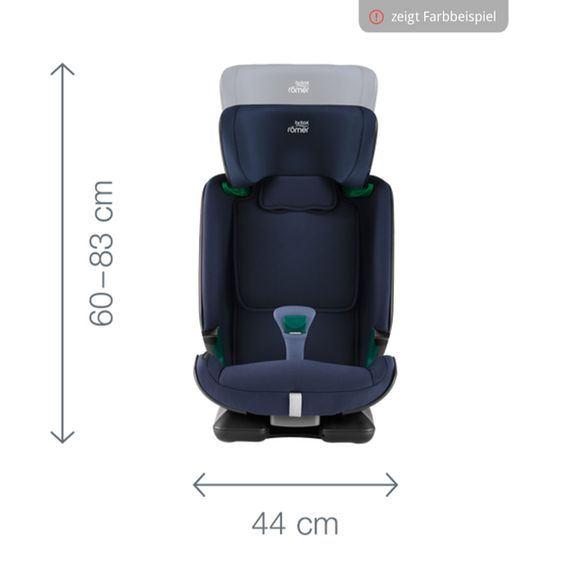 Römer Kindersitz Advansafix M i-Size 15 Monate -12 Jahre (76-150 cm) mit SecureGuard, Isofix &Top Tether - Cosmos Black