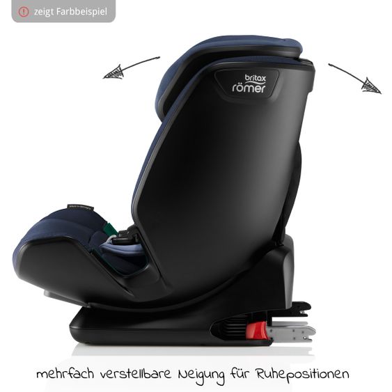 Römer Kindersitz Advansafix M i-Size 15 Monate -12 Jahre (76-150 cm) mit SecureGuard, Isofix &Top Tether - Cosmos Black