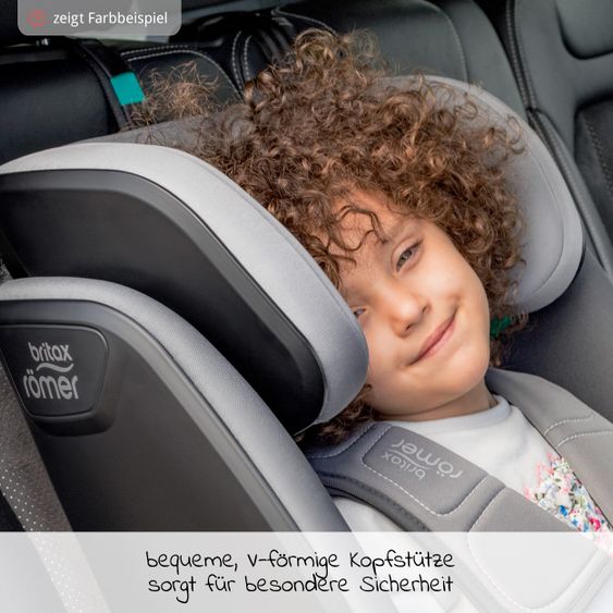 Römer Kindersitz Advansafix M i-Size 15 Monate -12 Jahre (76-150 cm) mit SecureGuard, Isofix &Top Tether - Cosmos Black