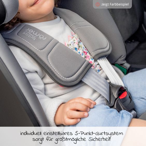 Römer Kindersitz Advansafix M i-Size 15 Monate -12 Jahre (76-150 cm) mit SecureGuard, Isofix &Top Tether - Cosmos Black