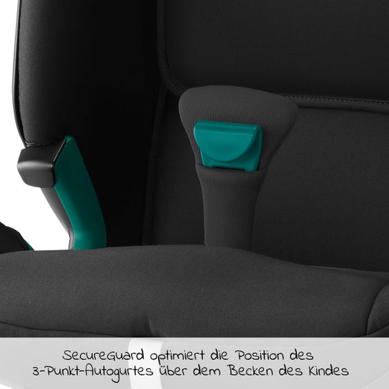 Römer Kindersitz Advansafix M i-Size 15 Monate -12 Jahre (76-150 cm) mit SecureGuard, Isofix &Top Tether - Cosmos Black
