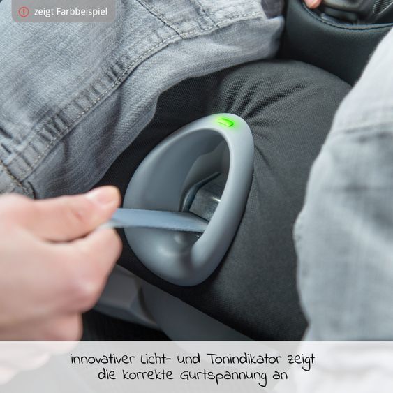 Römer Kindersitz King II LS Black Series Gr. 1 ab 9 Monate-4 Jahre (9-18 kg) inkl. Licht- und Tonindikator - Cosmos Black
