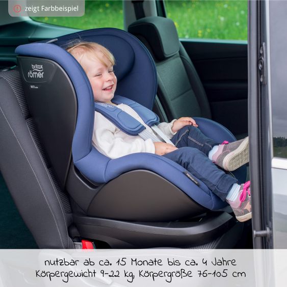 Römer Kindersitz Trifix 2 i-SIZE 15 Monate-4 Jahre (76-105 cm) SICT-Seitenaufprallschutz, Isofix & Top Tether - Cosmos Black