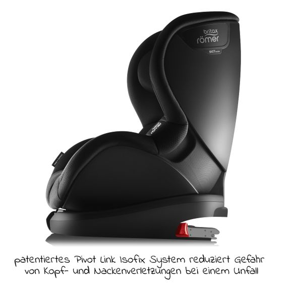 Römer Kindersitz Trifix 2 i-SIZE 15 Monate-4 Jahre (76-105 cm) SICT-Seitenaufprallschutz, Isofix & Top Tether - Cosmos Black