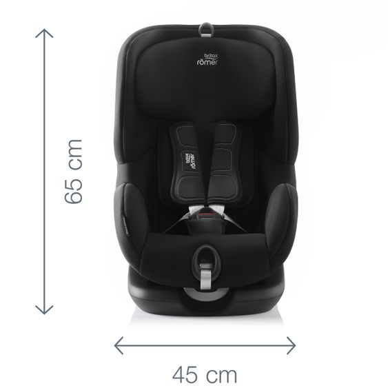 Römer Kindersitz Trifix 2 i-SIZE 15 Monate-4 Jahre (76-105 cm) SICT-Seitenaufprallschutz, Isofix & Top Tether - Cosmos Black