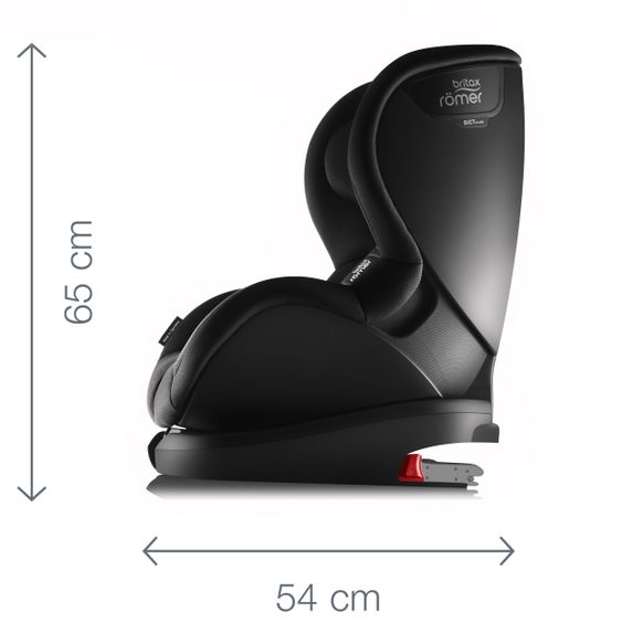 Römer Kindersitz Trifix 2 i-SIZE 15 Monate-4 Jahre (76-105 cm) SICT-Seitenaufprallschutz, Isofix & Top Tether - Cosmos Black