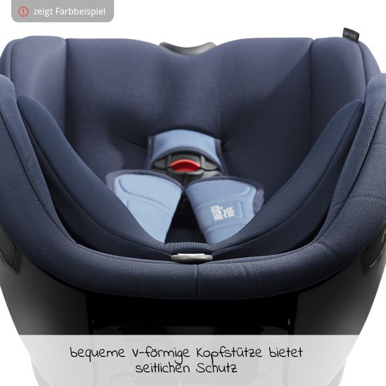 Römer Kindersitz Trifix 2 i-SIZE 15 Monate-4 Jahre (76-105 cm) SICT-Seitenaufprallschutz, Isofix & Top Tether - Cosmos Black