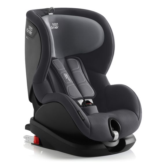 Römer Kindersitz Trifix 2 i-SIZE 15 Monate-4 Jahre (76-105 cm) SICT-Seitenaufprallschutz, Isofix & Top Tether - Storm Grey