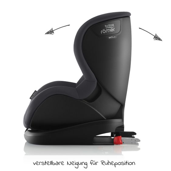 Römer Kindersitz Trifix 2 i-SIZE 15 Monate-4 Jahre (76-105 cm) SICT-Seitenaufprallschutz, Isofix & Top Tether - Storm Grey