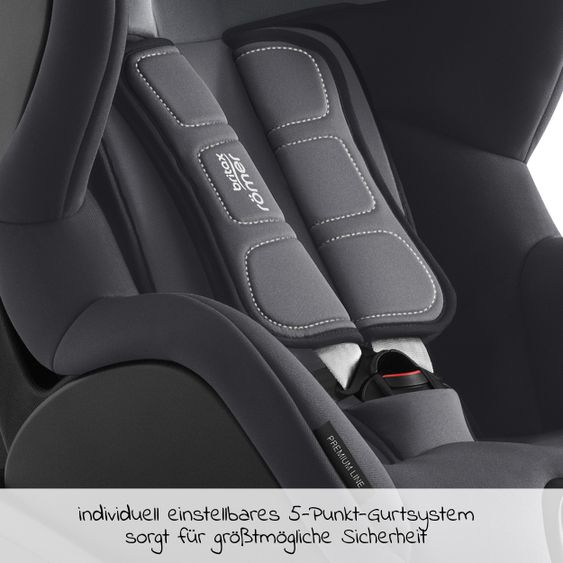 Römer Kindersitz Trifix 2 i-SIZE 15 Monate-4 Jahre (76-105 cm) SICT-Seitenaufprallschutz, Isofix & Top Tether - Storm Grey