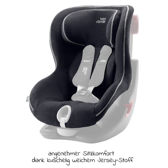 Römer Komfortbezug für King II LS Black Series - Dark Grey