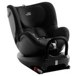 Reboarder-Kindersitz Dualfix 2R 360° drehbar Gr. 0+/1 Geburt-4 Jahre (Geburt-18 kg) Isofix mit Stützbein - Cosmos Black