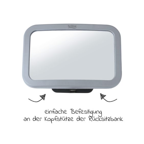 Römer Rear seat mirror for infant carriers & child seats - Grey