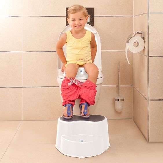 Rotho Babydesign 3-tlg. Töpfchentraining-Set Top - Step by Step - Weiß