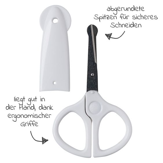 Rotho Babydesign 4-tlg. Babypflege-Set - Keramik Weiß