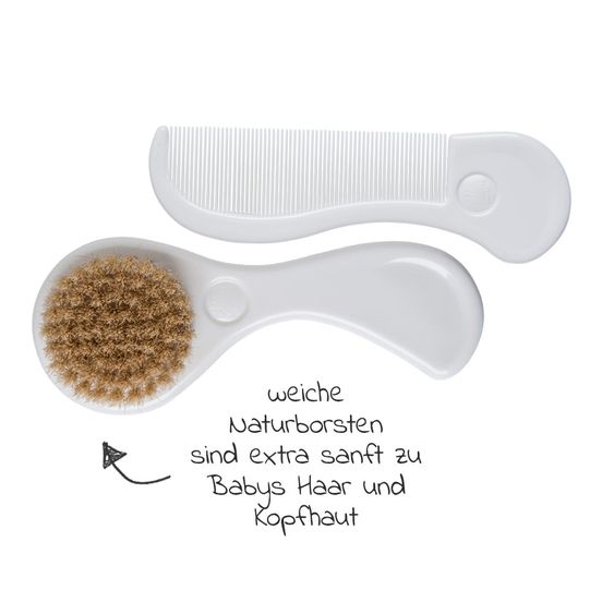 Rotho Babydesign 4-tlg. Babypflege-Set - Keramik Weiß