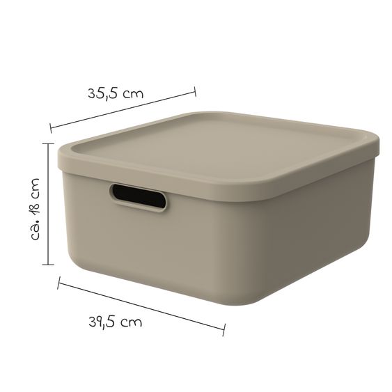 Rotho Babydesign Storage box M Kayo 20 l - Cappuccino