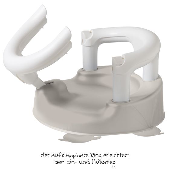 Rotho Babydesign Baby-Badesitz aufklappbar - Cappuccino