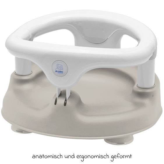 Rotho Babydesign Baby-Badesitz aufklappbar - Cappuccino