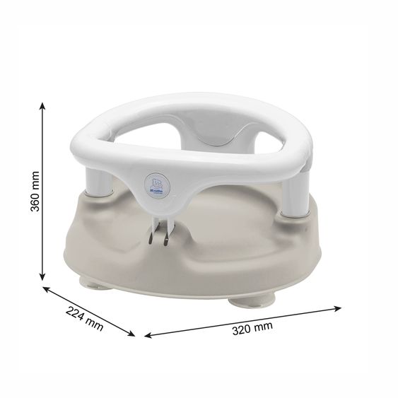 Rotho Babydesign Folding baby bath seat - Cappuccino