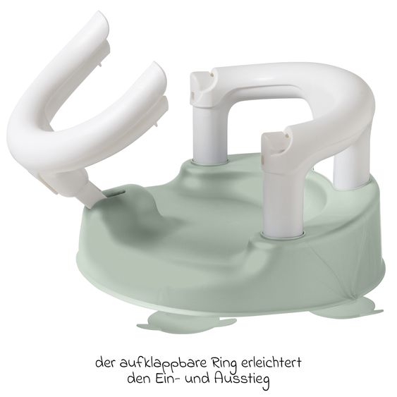 Rotho Babydesign Baby-Badesitz aufklappbar - Sage Green