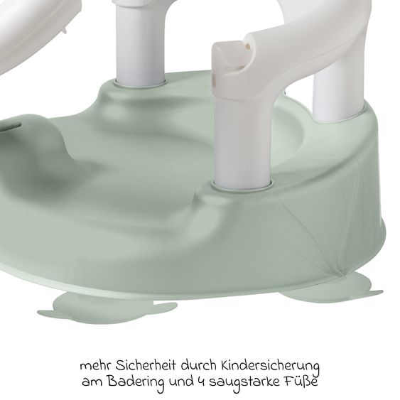 Rotho Babydesign Baby-Badesitz aufklappbar - Sage Green