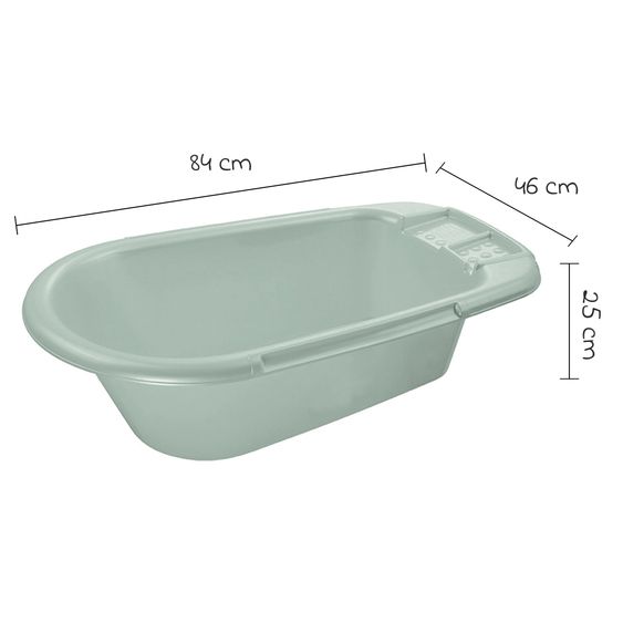 Rotho Babydesign Baby-Badewanne Ava - Sage Green