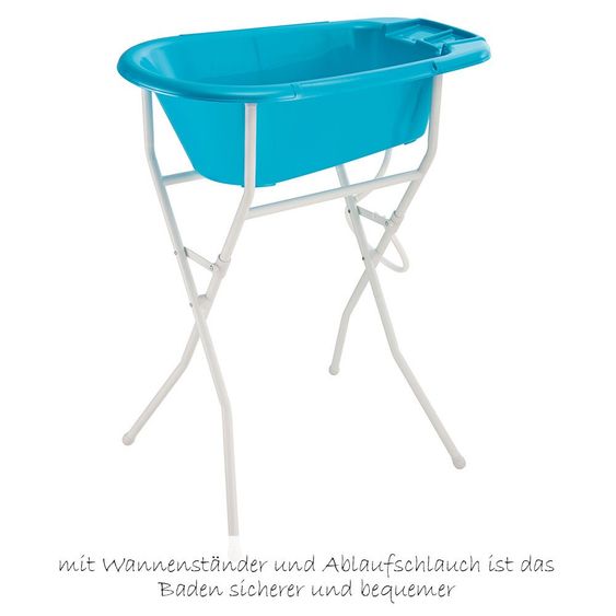 Rotho Babydesign Baby-Badewanne Bella Bambina - Aquamarine Perl