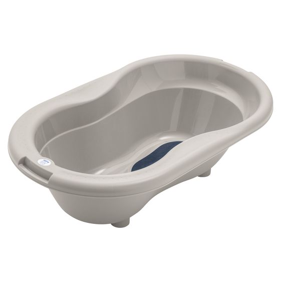 Rotho Babydesign Baby-Badewanne Tilo - mit Anti-Rutschmatte - Cappuccino