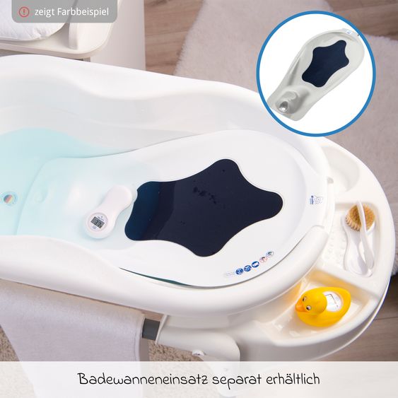 Rotho Babydesign Baby-Badewanne Tilo - mit Anti-Rutschmatte - Cappuccino