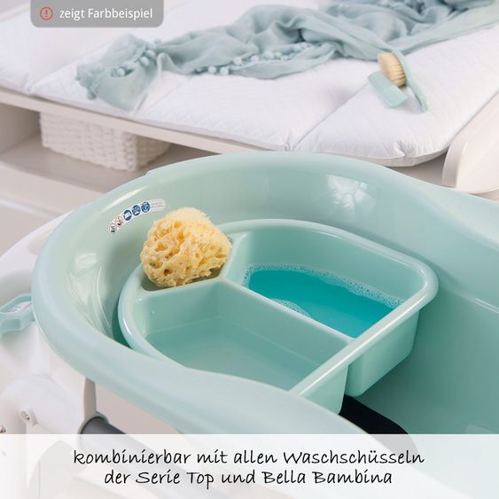 Rotho Babydesign Baby-Badewanne Top mit Anti-Rutschmatte - Lagoon