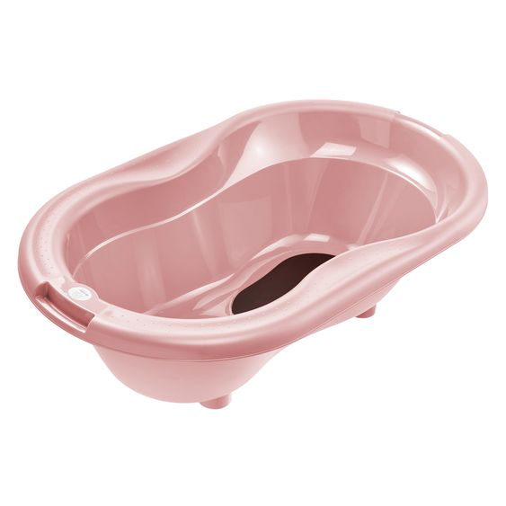 Rotho Babydesign Baby-Badewanne Top - mit Anti-Rutschmatte - Soft Rose