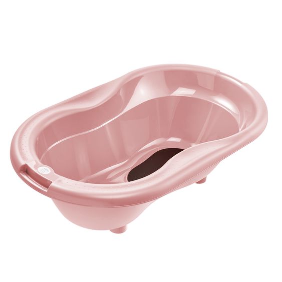 Rotho Babydesign Baby-Badewanne Top mit Anti-Rutschmatte - Soft Rose