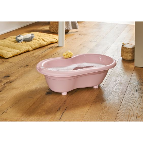 Rotho Babydesign Baby-Badewanne Top mit Anti-Rutschmatte - Soft Rose