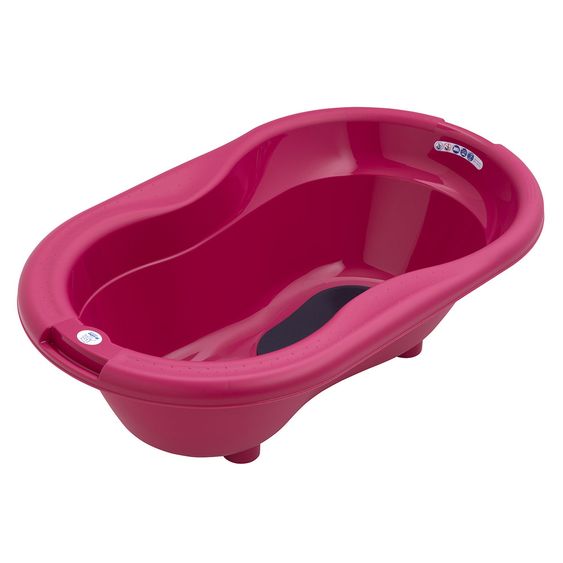 Rotho Babydesign Baby-Badewanne Top mit Anti-Rutschmatte - Swedish Rose