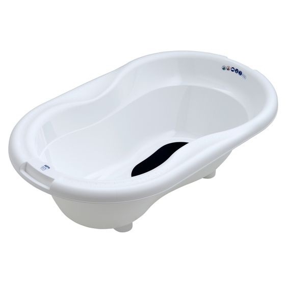 Rotho Babydesign Baby-Badewanne Top - mit Anti-Rutschmatte - White