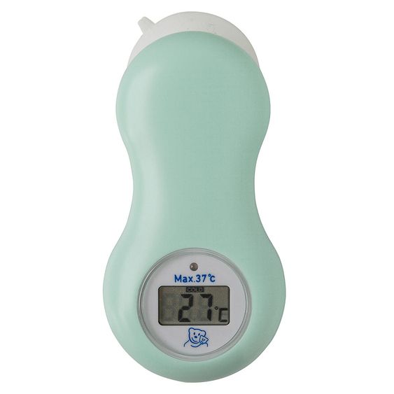 Rotho Babydesign Bath & room thermometer digital with suction cup - Swedish Green