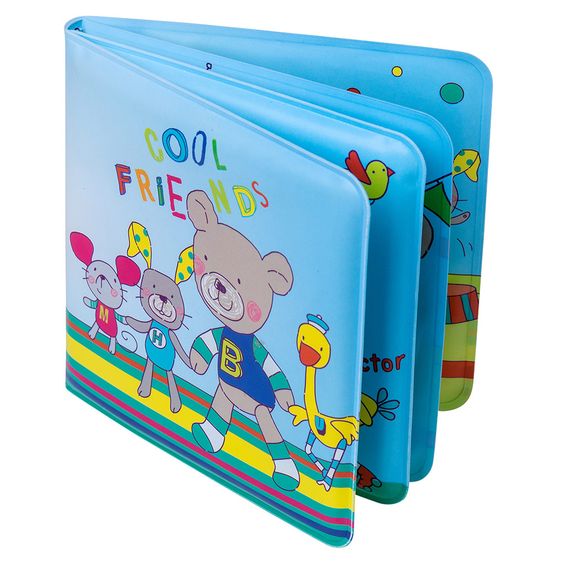Rotho Babydesign Badebuch mit Quietschfunktion - Coole Freunde