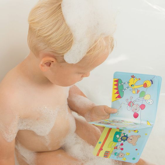 Rotho Babydesign Badebuch mit Quietschfunktion - Coole Freunde