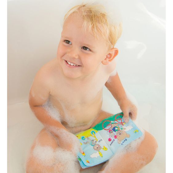 Rotho Babydesign Badebuch mit Quietschfunktion - Coole Freunde