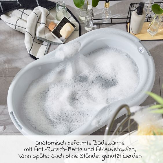 Rotho Babydesign Badestation Top - Stone Grey