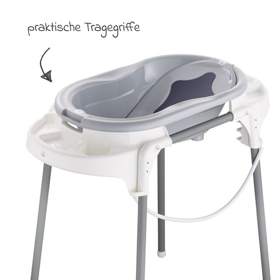 Rotho Babydesign Badestation Top - Stone Grey