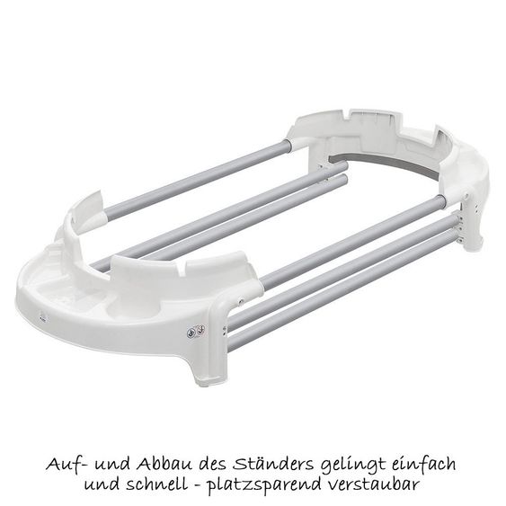 Rotho Babydesign Badestation TopXtra 4-tlg. - Weiß