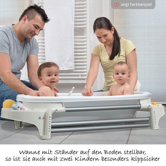 Rotho Babydesign Badestation TopXtra 4-tlg. - Weiß + Gratis Windeltwister Sangenic Tec