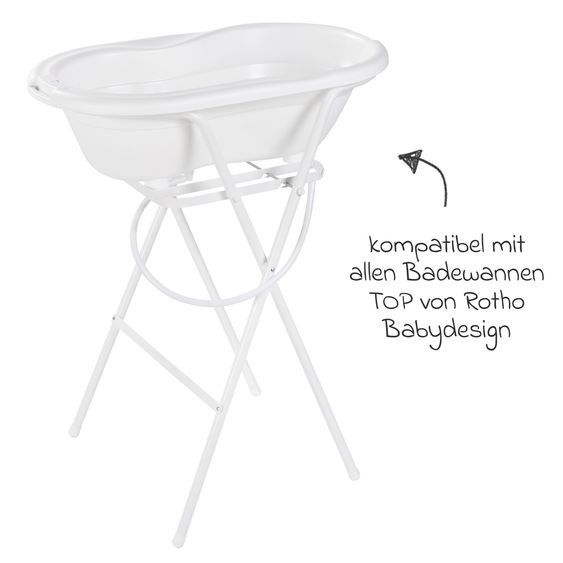 Rotho Babydesign Top bath stand - White