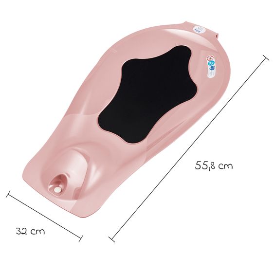 Rotho Babydesign Einsatz für Baby-Badewanne Top / TopXtra - Soft Rose