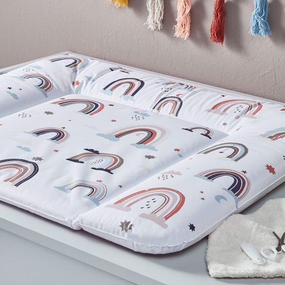 Rotho Babydesign Folien-Wickelauflage - Boho Rainbow
